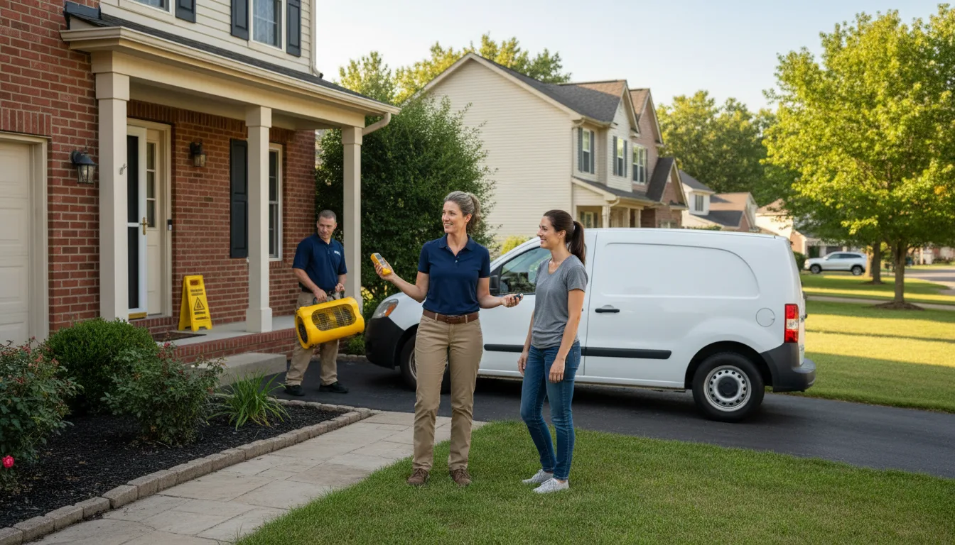 Water restoration image for Fire And Smoke Damage Restoration in Markleville, IN